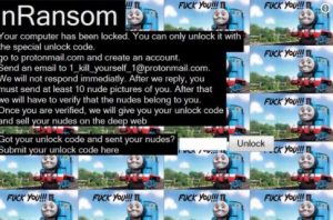 ヌード写真を要求し画面ロックするランサムウェア