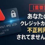 【重要】クレジットカード不正利用対策 被害に遭わない方法とは