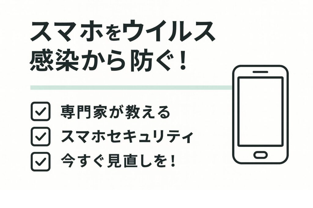 スマホのウイルスを防ぐ！チェック方法と設定ガイド