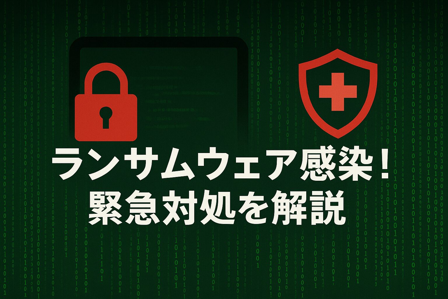 【保存版】ランサムウェアに感染した場合の緊急対処方法